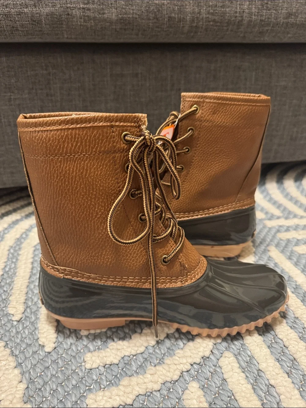 NWT Sporto Dakota Duck Boots Women's Size 8 Brown Waterproof Thermolite Winter